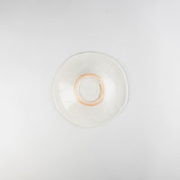 Asami Maeda Lotus Leaf Medium Plate White, 18.2×2.3cm