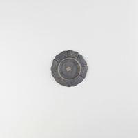 ONKO 8 Petal Tea Cup Saucer Bronze, 7.5x1.2cm