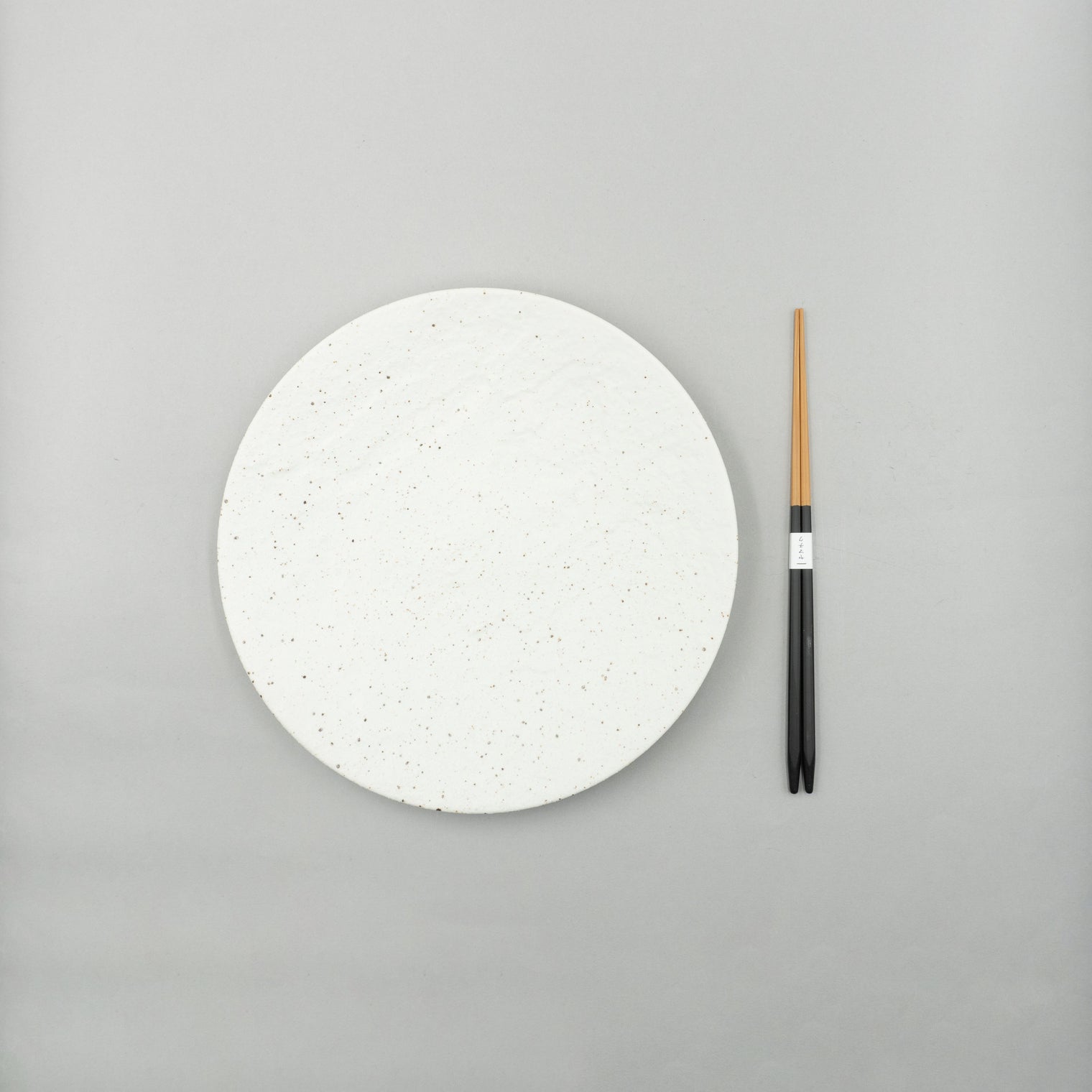 Meteor White Sand Plate, 24cm x H2.4cm