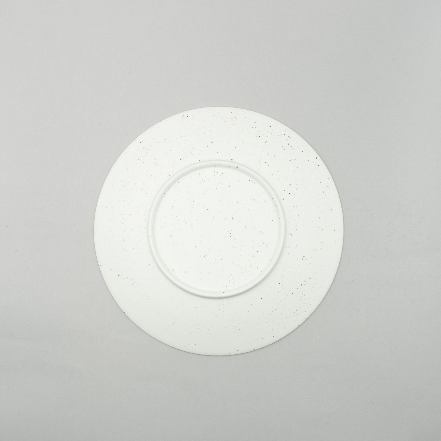 Meteor White Sand Plate, 24cm x H2.4cm