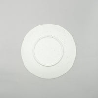 Meteor White Sand Plate, 24cm x H2.4cm