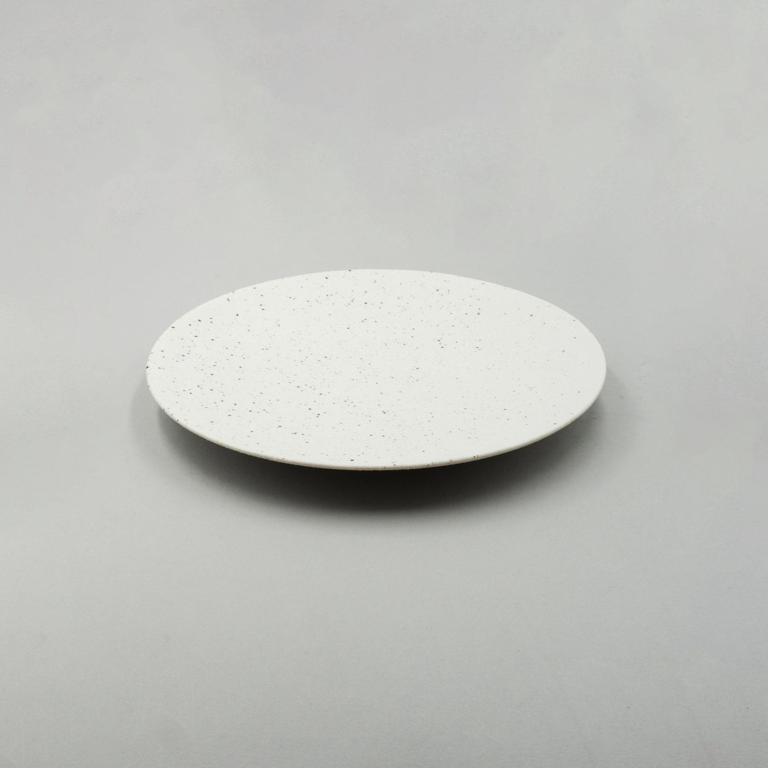 Meteor White Sand Plate, 24cm x H2.4cm