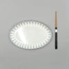 Oval Plate, White, L25cm x W17.5cm x H1.7cm, Design by Sergio Herman