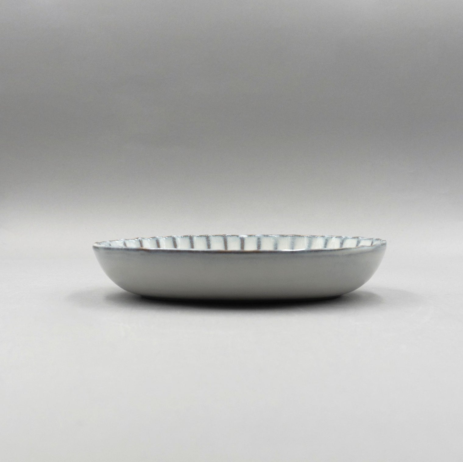 Inku Serving Oval Bowl, White, L19cm x W13cm x H3.7cm, Design by Sergio Herman