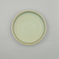 Silver Green Spume Large Plate, 20cm x 20cm x 4.3cm