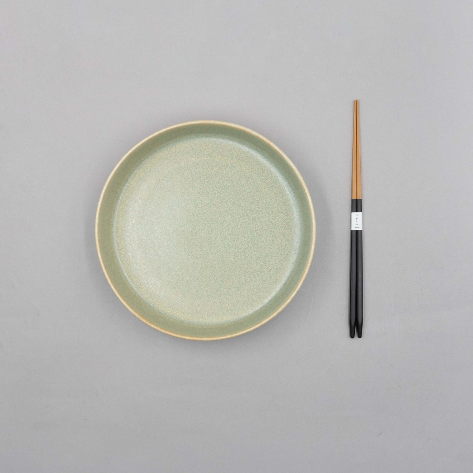 Silver Green Spume Large Plate, 20cm x 20cm x 4.3cm