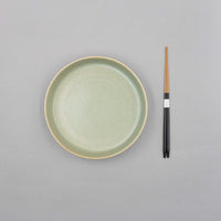 Silver Green Spume Large Plate, 20cm x 20cm x 4.3cm