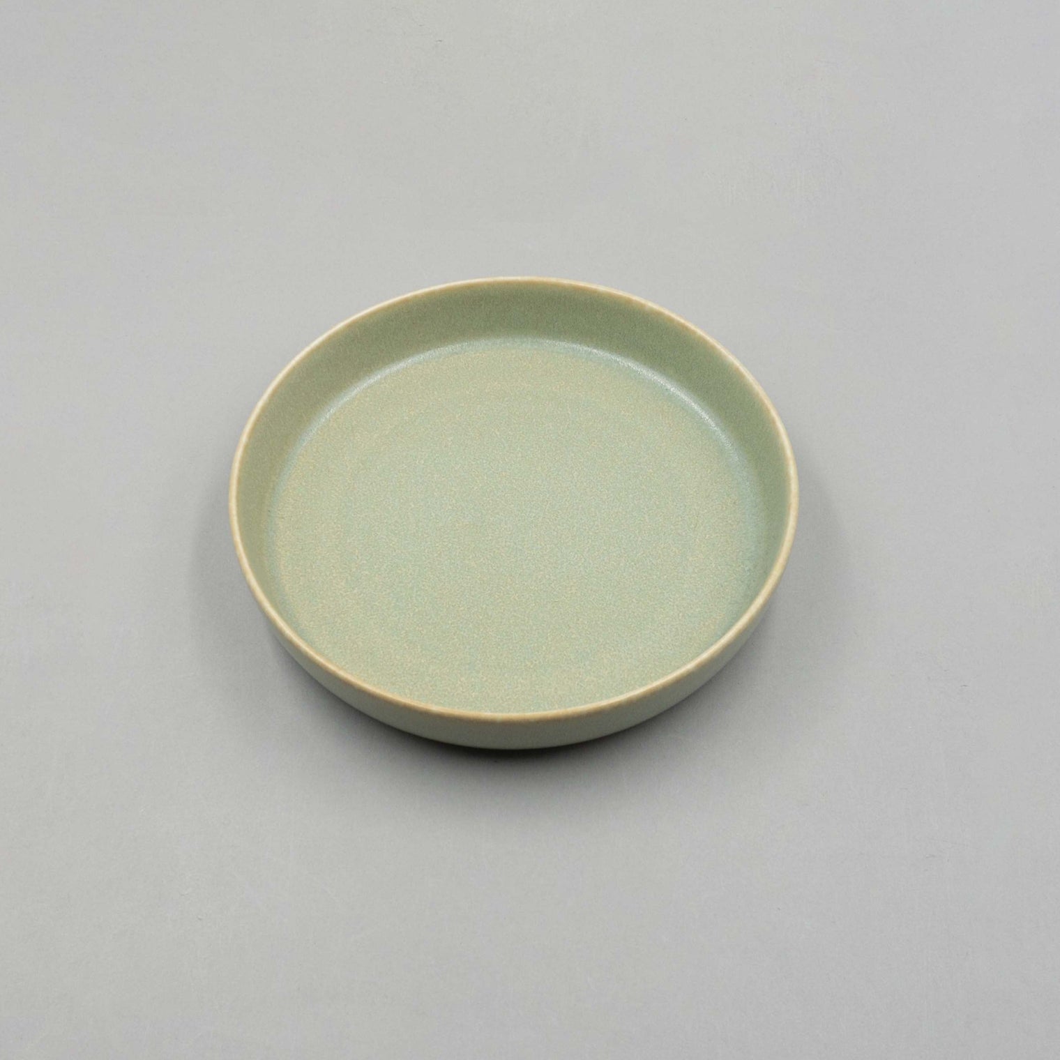 Silver Green Spume Large Plate, 20cm x 20cm x 4.3cm