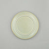 Silver Green Spume Rim Plate 16cm, 16cm x 3.5cm