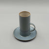 Tea Cup, Misty Grey/ Smokey Blue, D6cm x H13cm, Design by Anita Le Grelle