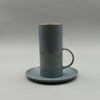 Tea Cup, Misty Grey/ Smokey Blue, D6cm x H13cm, Design by Anita Le Grelle