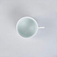 Bisque White Tea Cup, 7.5cm x H6.5cm, Design by Moriyama