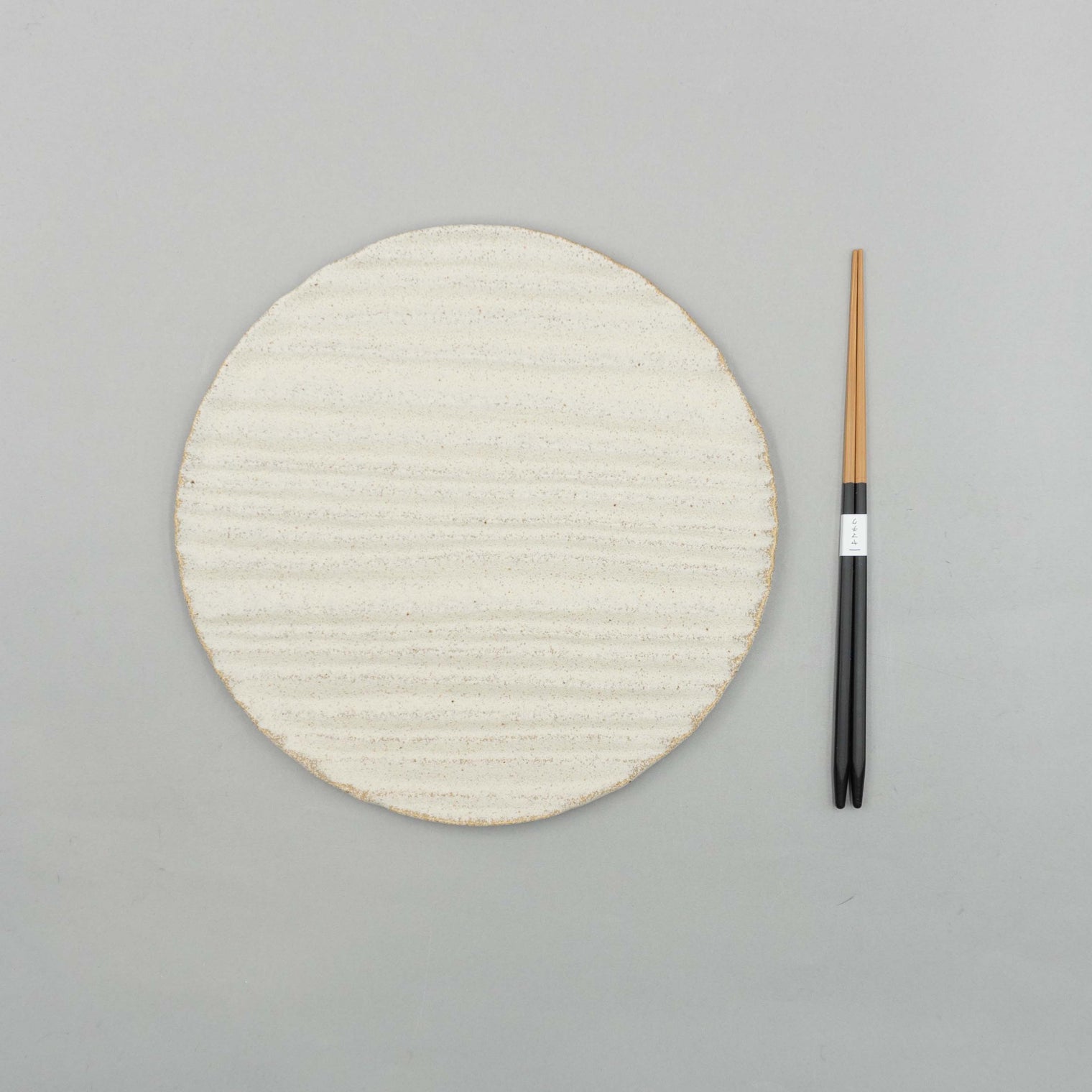 Waryu Kigoromo Round Plate, 25cm x H1.4cm