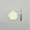 White Beige Round Tray S, 13cm, Moriyama