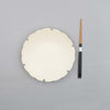 Yukiwa Plate, innocent white, 200mm x 40mm