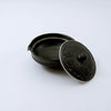 Usukiyaki, RINKA Shiboridashi Japanese Houhin, Black, D12cm x H6.5cm