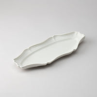 Usukiyaki, Rinka Oval Long Plate, White