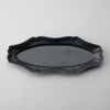 Usukiyaki, Rinka Oval Long Plate, Black