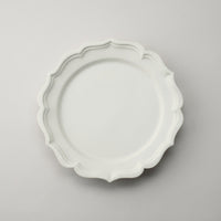 Usukiyaki, Ryouka Rim Plate Large, White