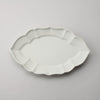 Usukiyaki, Oval Plate Small, White