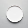 Bisque White Round Tray, D18cm x H2cm, Moriyama