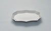 Utsuwa to Design M Deformed Plate, Grey, 22cm x 16cm