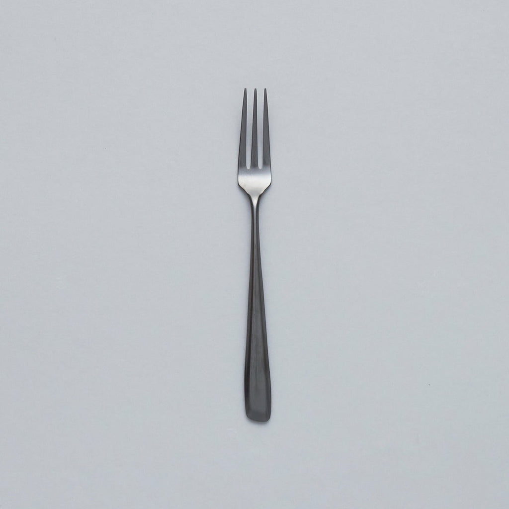 ZOË Table Fork in Anthracite, 21.9cm x 2.2cm, Design by Ann Demeulemeester