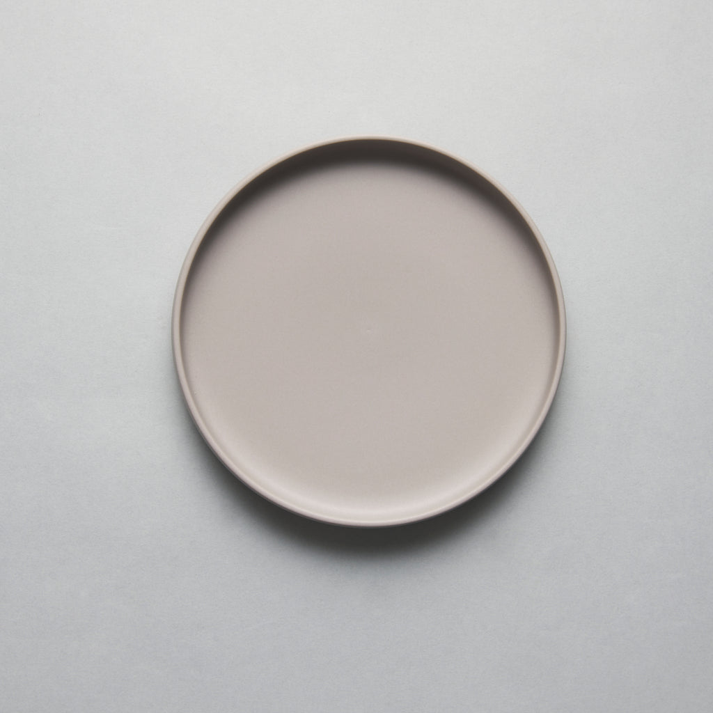 Blend Gray Round Tray, 18cm, Moriyama