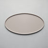 Blend Gray Oval Tray L, 32cm x 17cm, Moriyama