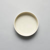 White Beige Round Tray S, 13cm, Moriyama