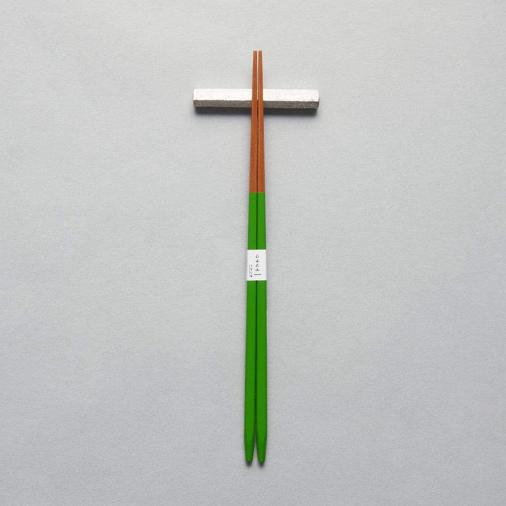 Fine Lacquer Chopsticks , Green, 23cm