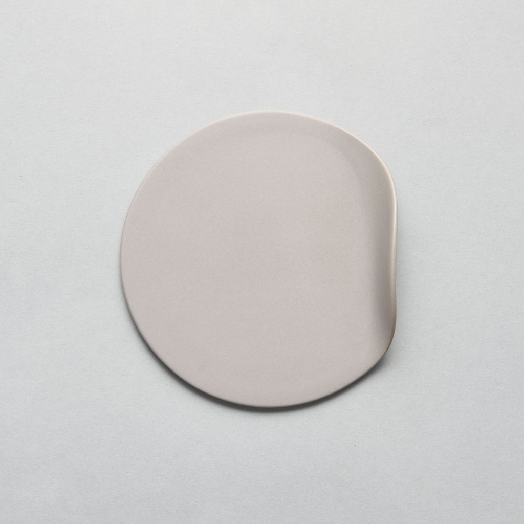 Blend Gray Fold Plate L, 21cm x 21cm x H1cm, Moriyama