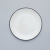 Dinner Plate, 28cm, Dé Off-White/Black VAR 1, Design by Ann Demeulemeester