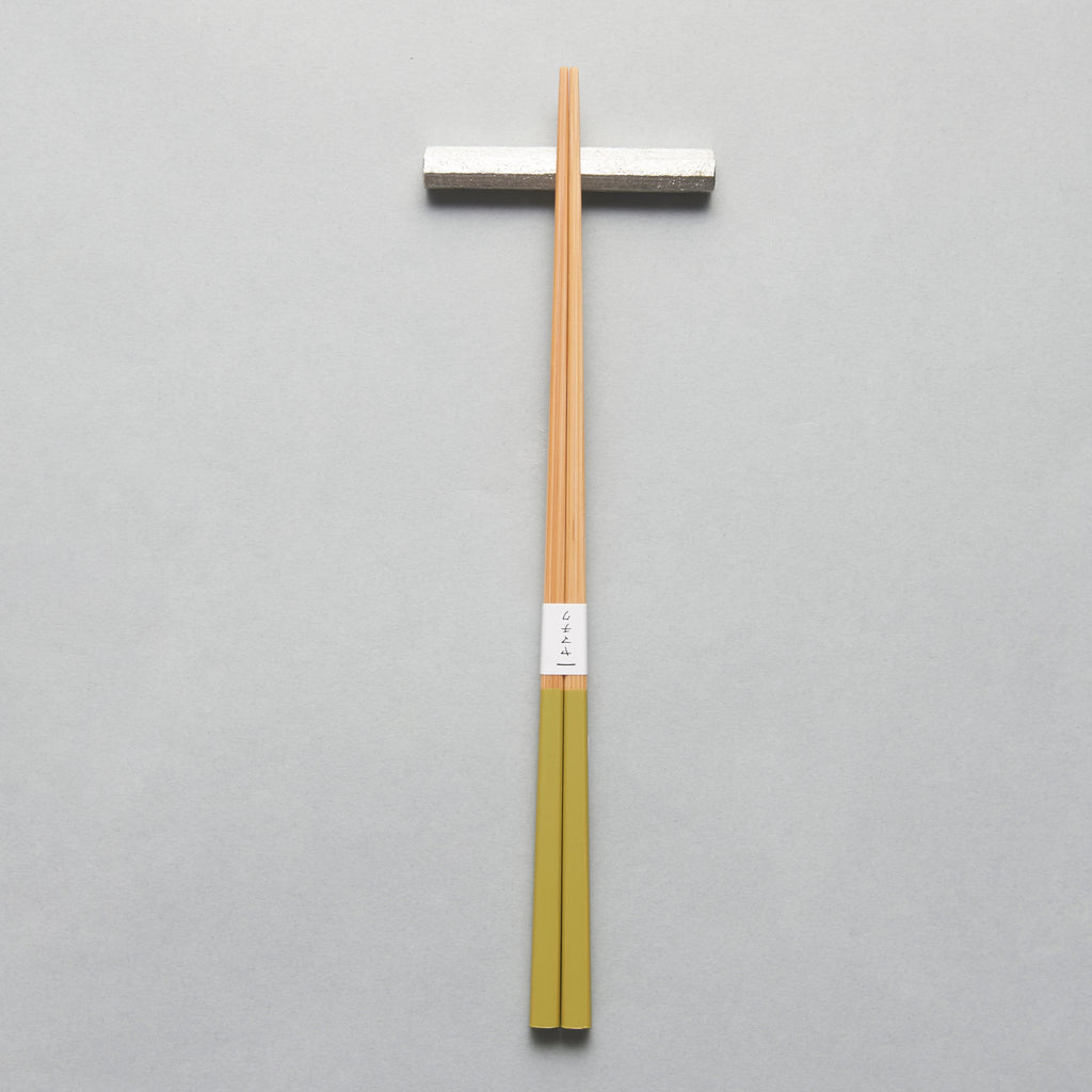 Square Acrylic Chopsticks, Olive, 23cm