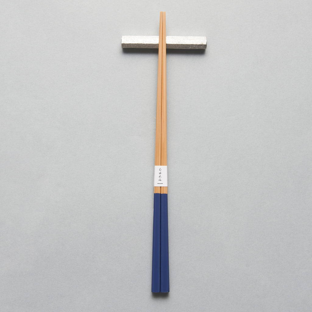 Square Acrylic Chopsticks, Navy, 23cm