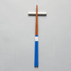 Square Lacquer Chopsticks, Blue, 23cm