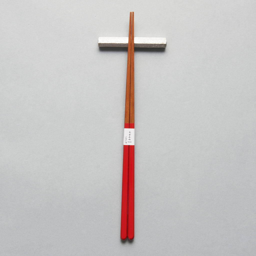 Square Lacquer Chopsticks, Red, 23cm