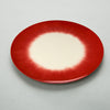 Dinner Plate, 24cm, Dé Off-White/Red VAR 5, Design by Ann Demeulemeester