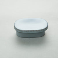 Butter Dish, Smokey Blue, 14.5cm x 8.5cm x 5cm, Design by Anita Le Grelle