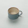 Coffee Cup, Misty Grey/ Smokey Blue, D8cm x H4.8cm, Design by Anita Le Grelle