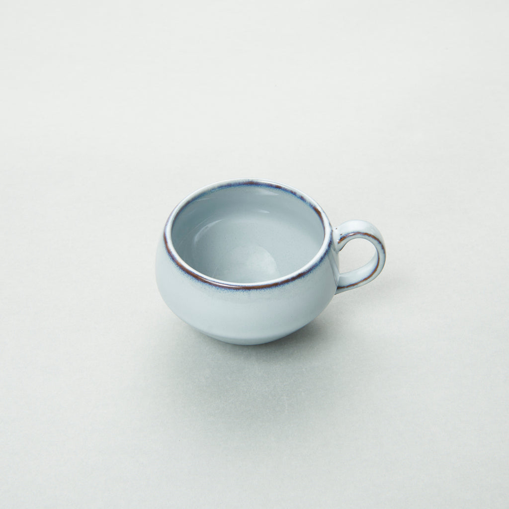 Glazed Cup, Blue, 12.5cm x 11cm x 6.5cm, Design by Pascale Naessens