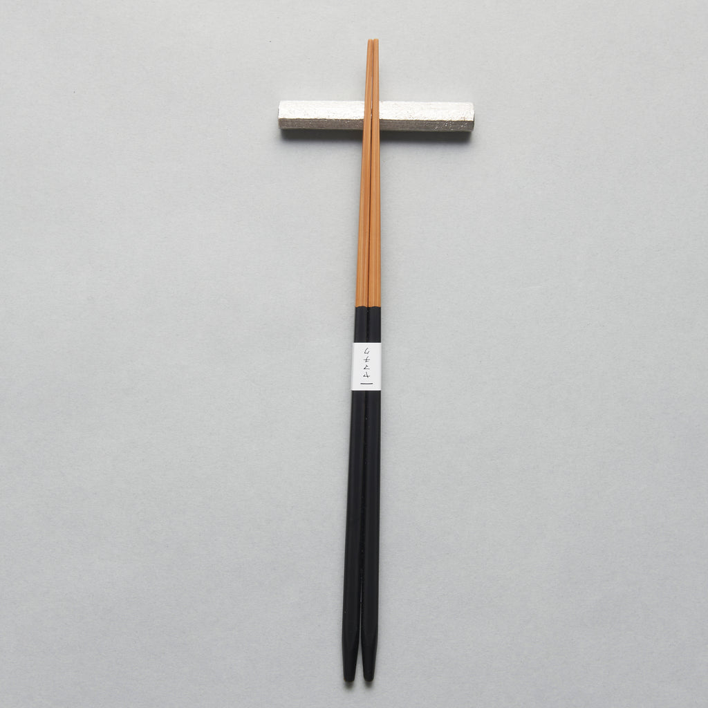 Fine Acrylic Chopsticks, Black, 23cm