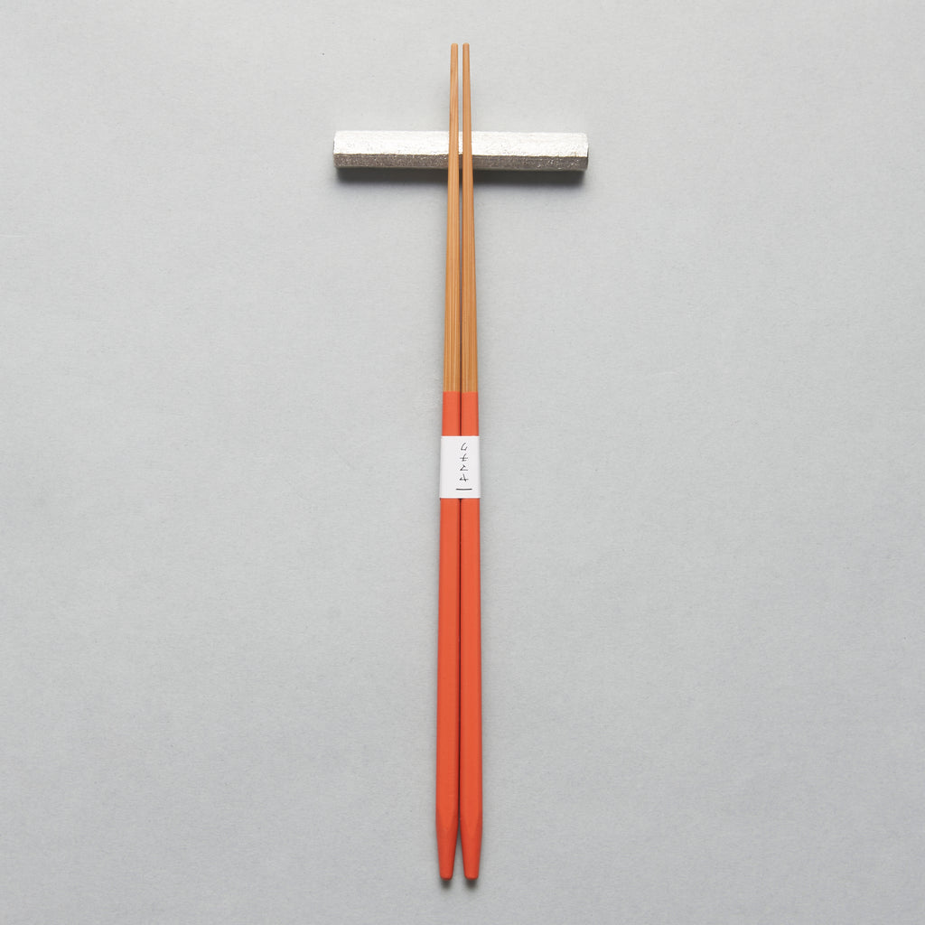 Fine Acrylic Chopsticks, Orange, 23cm