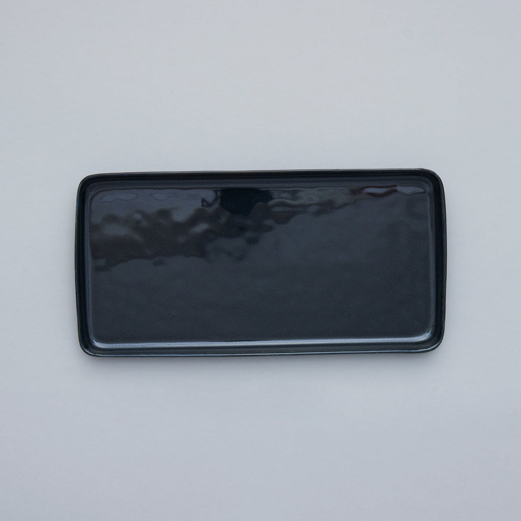 Rectangular Large Plate, Dark Blue , 37.3cm x 18cm x 2.4cm, Design by Anita Le Grelle