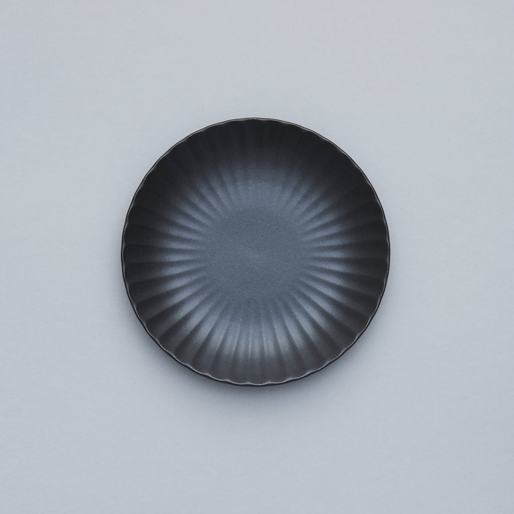 Kasumi Black Plate, 21cm