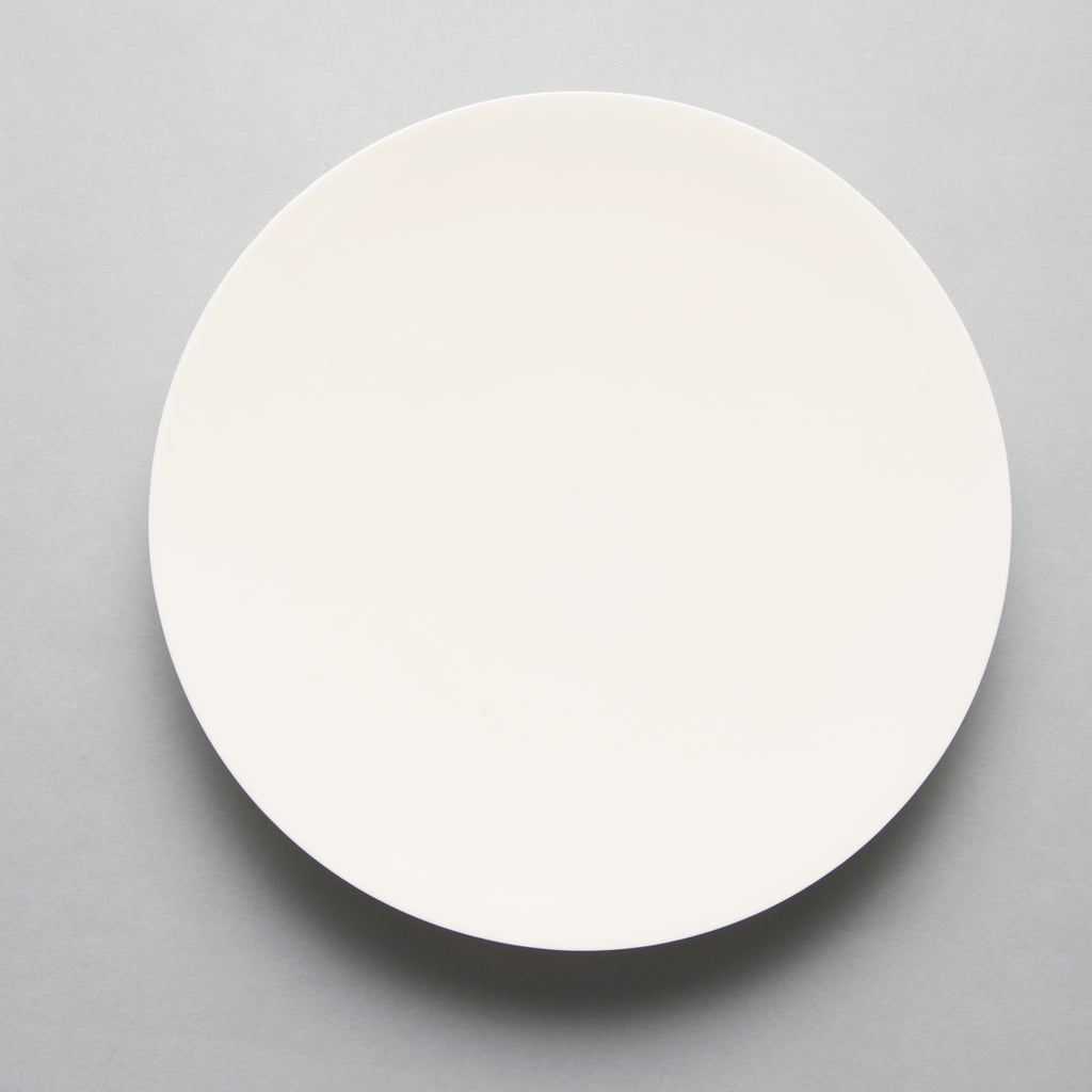 Dinner Plate, RA Off White, D24cm x H3cm, Design by Ann Demeulemeester