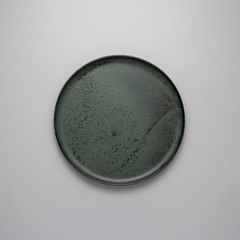 Kokuteki Short Rim Plate, 26.9cm x H1.5cm