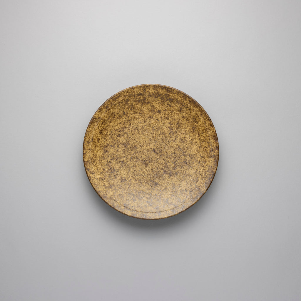 Eki Gold Round Plate, 21.2cm x 3.1cm