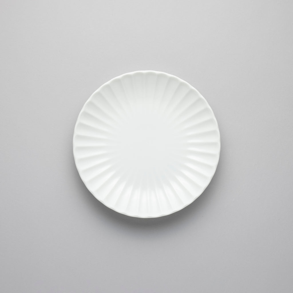 Kasumi White Plate, D18.5cm x 2.8cm