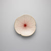 Red Mitsuwari Plate, 20cm x H4cm
